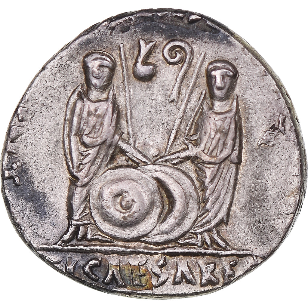 Coin, Ancient Rome, Roman Empire (27 BC – AD 476), Augustus, Denarius, 2 BC-AD
