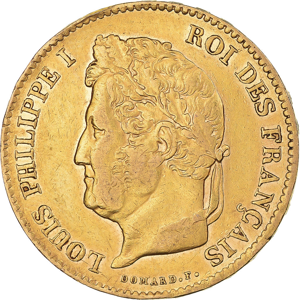 Munten, Frankrijk, Louis-Philippe, 40 Francs, 1835, Paris, ZF+, Goud, KM:747.1
