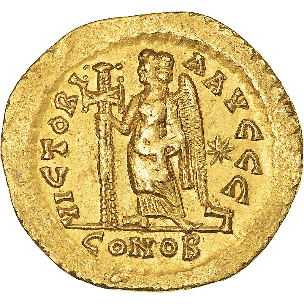 Münze, Ancient Rome, Roman Empire (27 BC – AD 476), Leo I, Solidus, 457-468