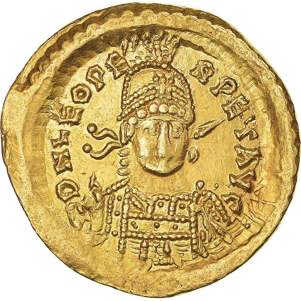 Coin, Ancient Rome, Roman Empire (27 BC – AD 476), Leo I, Solidus, 457-468