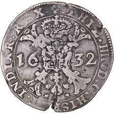 Coin, Spanish Netherlands, BRABANT, Philip IV, Patagon, 1632, Brussels