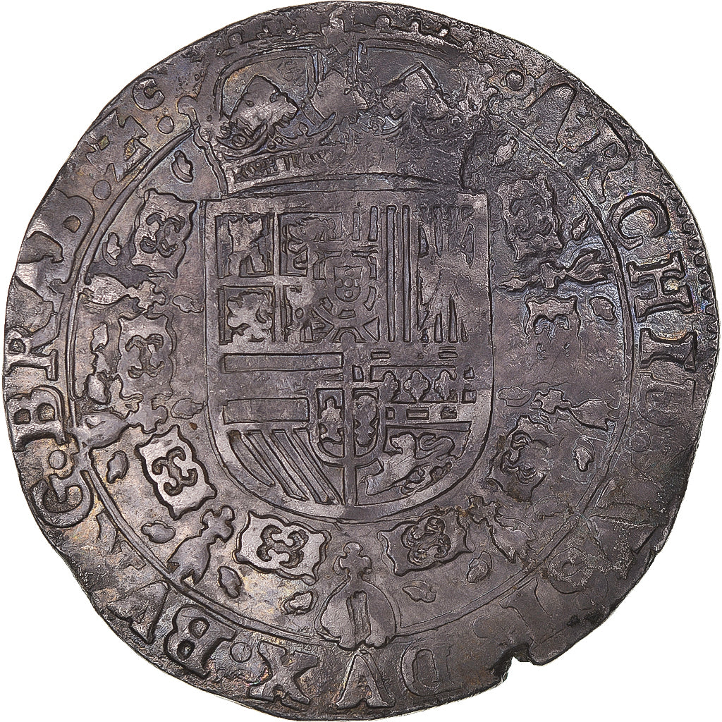Coin, Spanish Netherlands, BRABANT, Philip IV, Patagon, 1637, Brussels