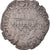 Moeda, França, Henri IV, Douzain aux 2H, croix de face, 1595, Bayonne