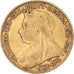Moeda, Grã-Bretanha, Victoria, 1/2 Sovereign, 1896, London, VF(30-35), Dourado