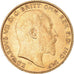 Coin, Great Britain, Edward VII, 1/2 Sovereign, 1907, London, AU(50-53), Gold