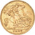 Moeda, Grã-Bretanha, Edward VII, 1/2 Sovereign, 1907, London, AU(55-58)