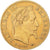 Moeda, França, Napoleon III, 10 Francs, 1866, Strasbourg, EF(40-45), Dourado