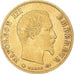 Moneda, Francia, Napoleon III, 5 Francs, 1860, Strasbourg, MBC+, Oro, KM:787.2