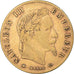 Moneda, Francia, Napoleon III, 5 Francs, 1863, Paris, MBC, Oro, KM:803.1, Le