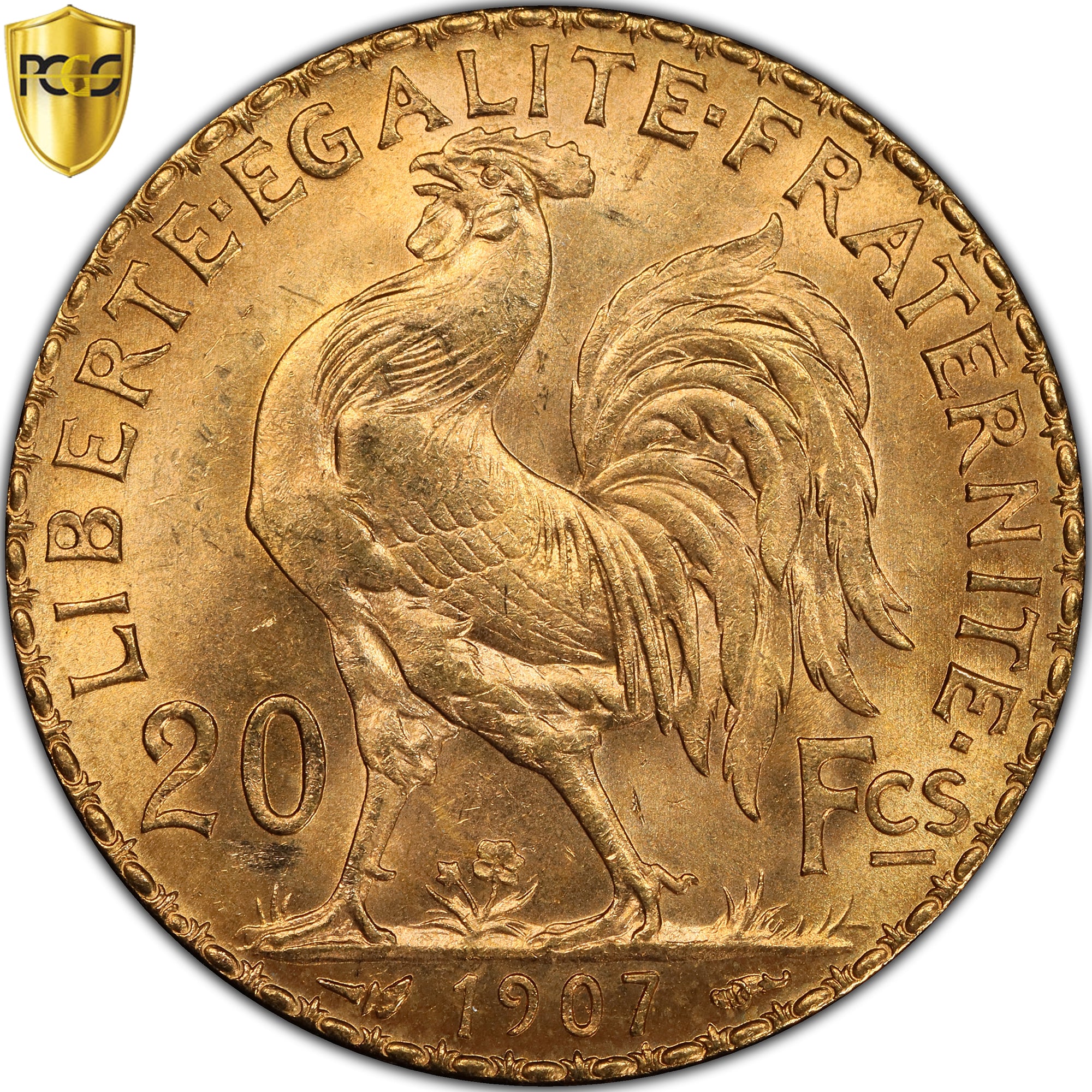 Monnaie, France, Marianne, 20 Francs, 1907, Paris, PCGS, MS66, FDC, Or, KM:857