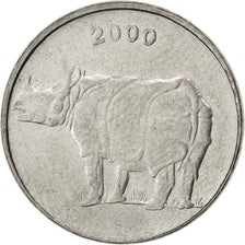 Moneta, REPUBBLICA DELL’INDIA, 25 Paise, 2000, SPL, Acciaio inossidabile