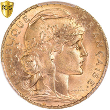 Monnaie, France, Marianne, 20 Francs, 1911, Paris, PCGS, MS66, FDC, Or, KM:857