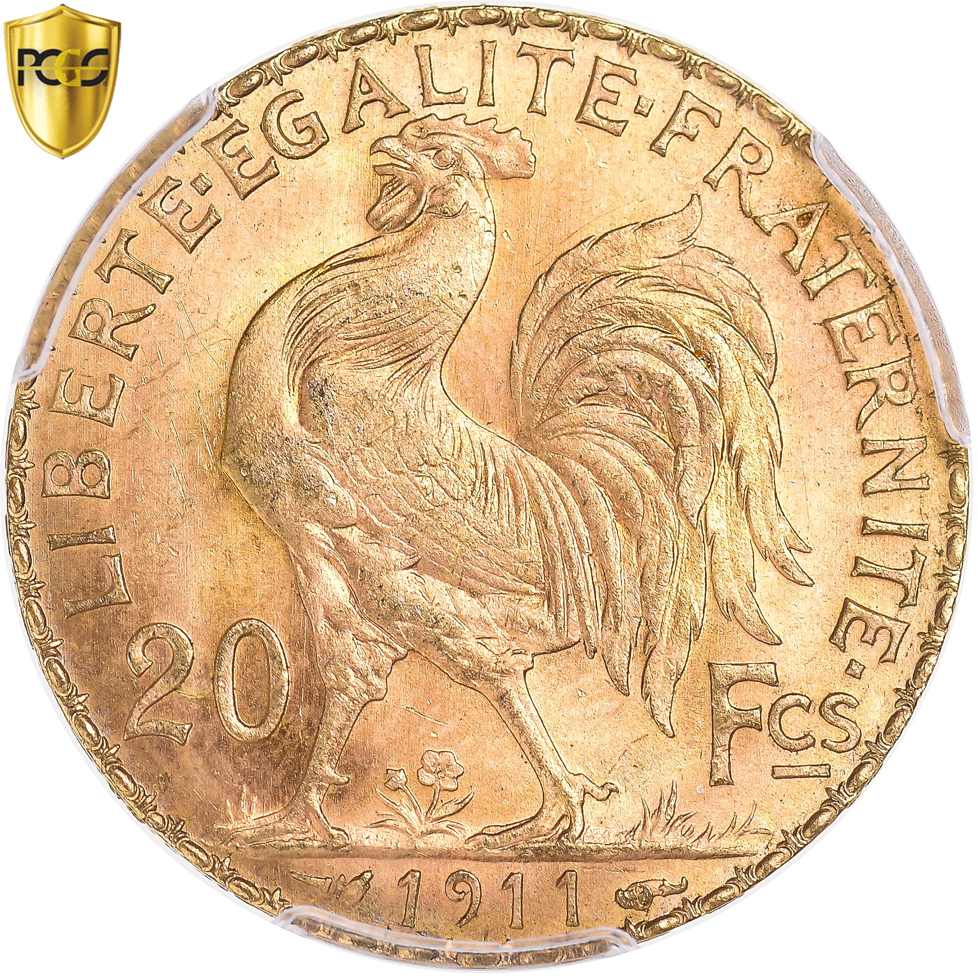 Monnaie, France, Marianne, 20 Francs, 1911, Paris, PCGS, MS66, FDC, Or, KM:857