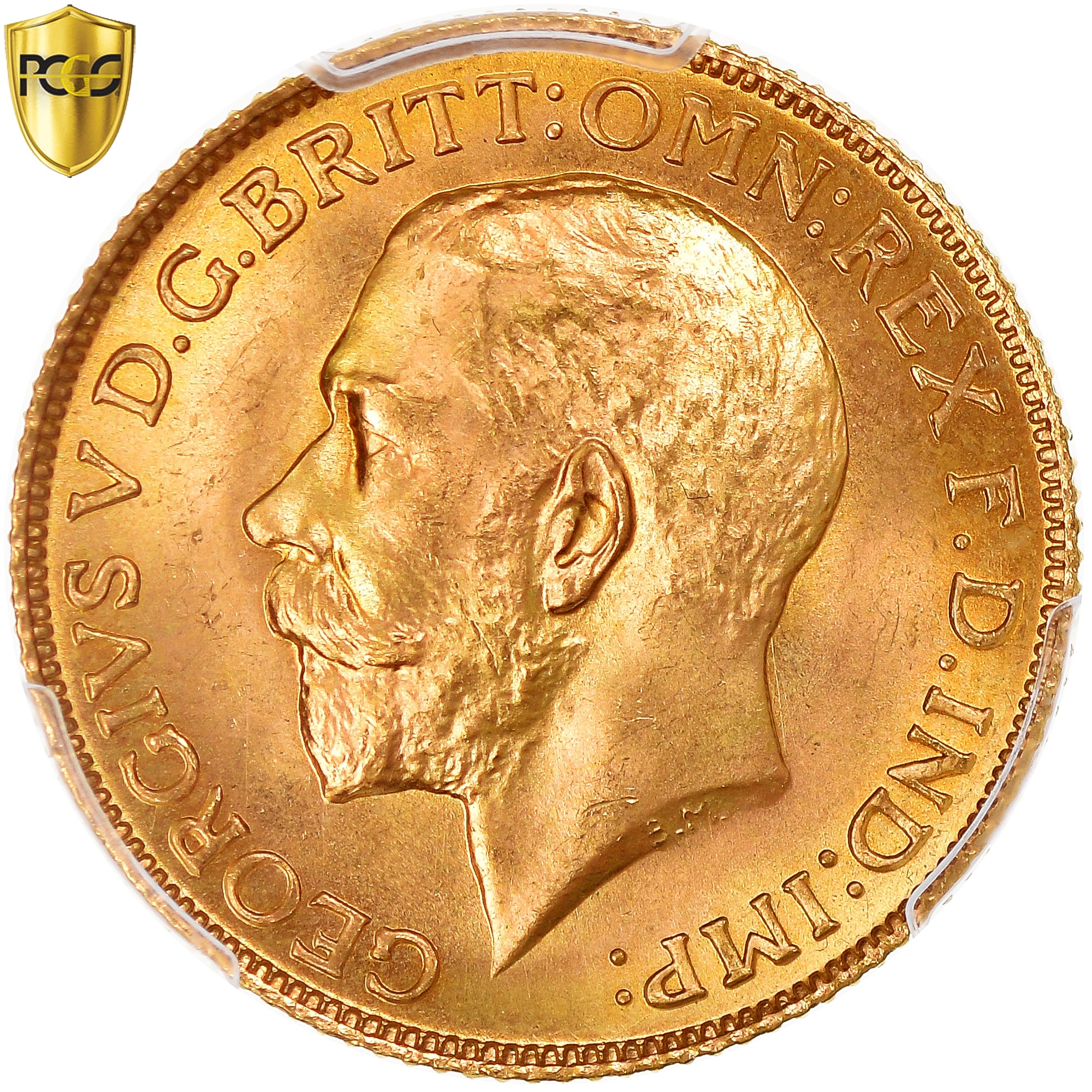 Moneda, Gran Bretaña, George V, Sovereign, 1925, TOP POP, PCGS, MS67, FDC, Oro