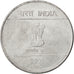 Moneta, INDIE-REPUBLIKA, 2 Rupees, 2009, MS(63), Stal nierdzewna, KM:327