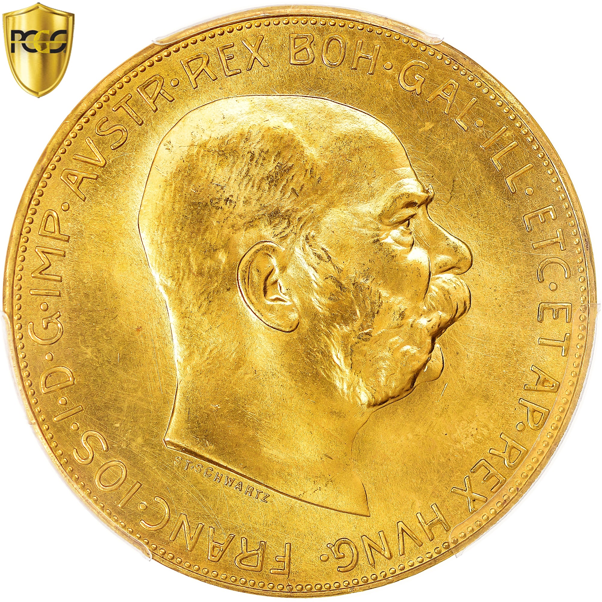 Coin, Austria, Franz Joseph I, 100 Corona, 1915, Vienne, Official restrike