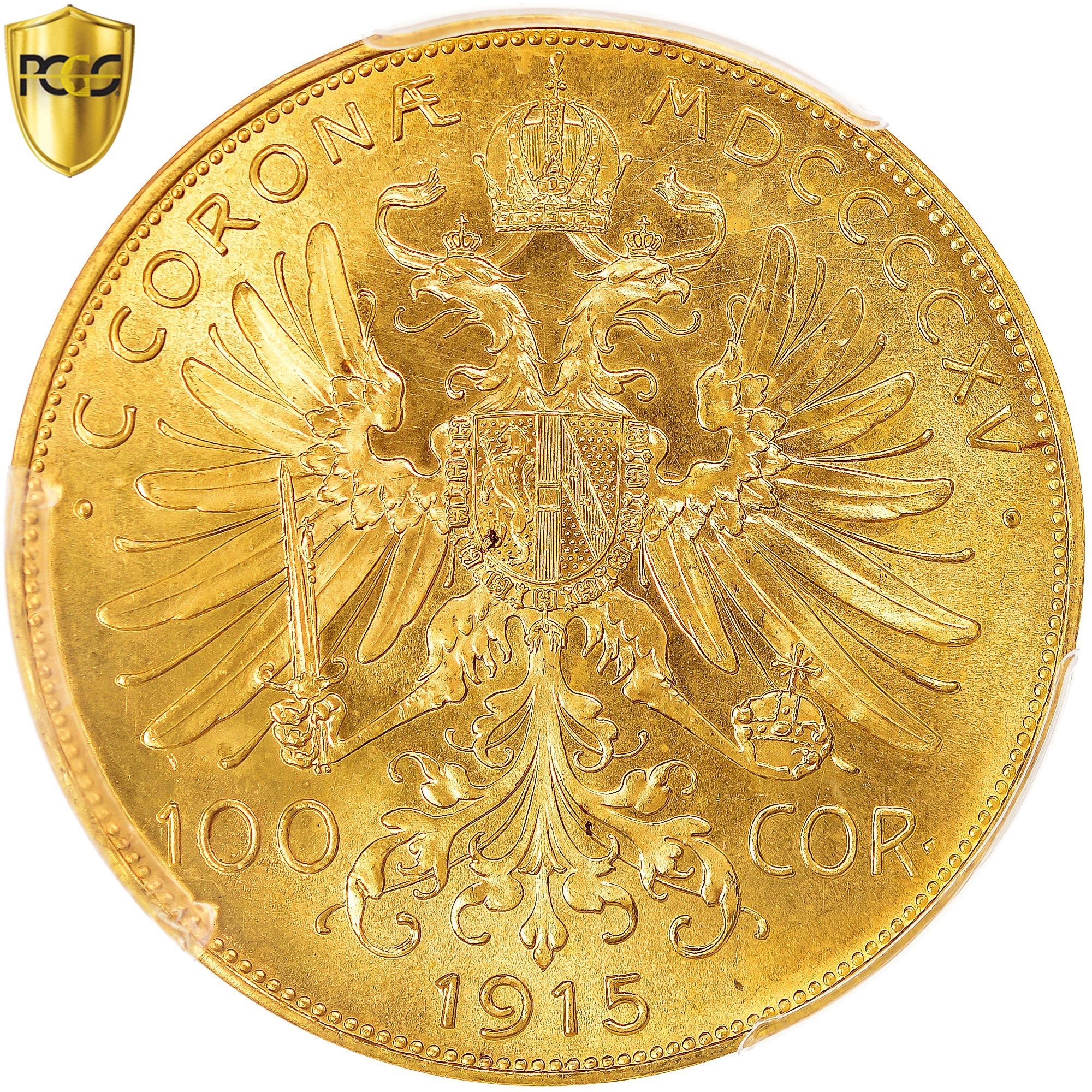 Coin, Austria, Franz Joseph I, 100 Corona, 1915, Vienne, Official restrike