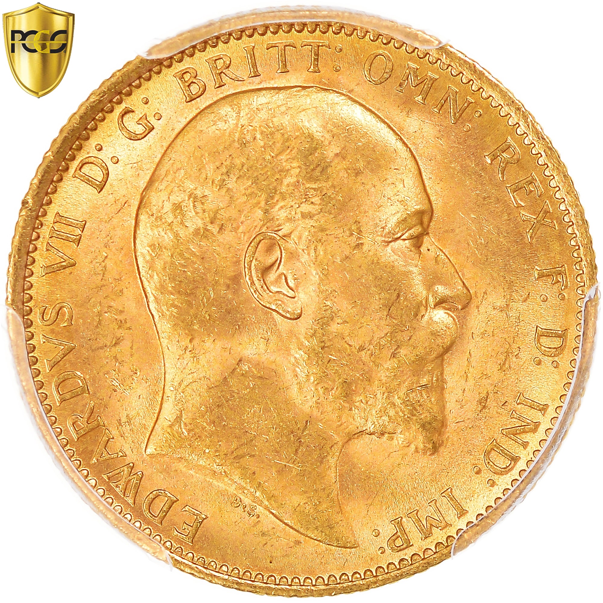 Monnaie, Australie, Edward VII, Sovereign, 1907, Sydney, PCGS, MS64, SPL+, Or