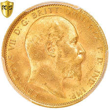 Monnaie, Australie, Edward VII, Sovereign, 1907, Sydney, PCGS, MS64, SPL+, Or