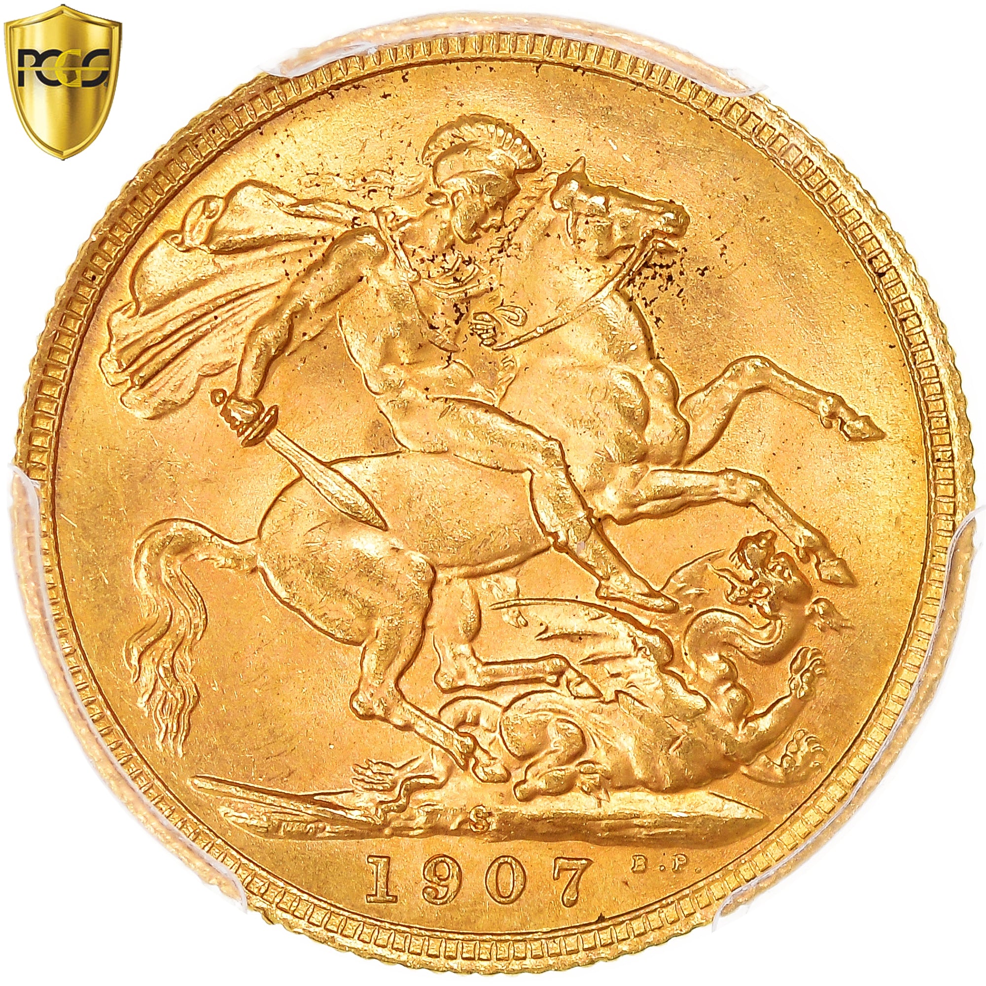 Monnaie, Australie, Edward VII, Sovereign, 1907, Sydney, PCGS, MS64, SPL+, Or