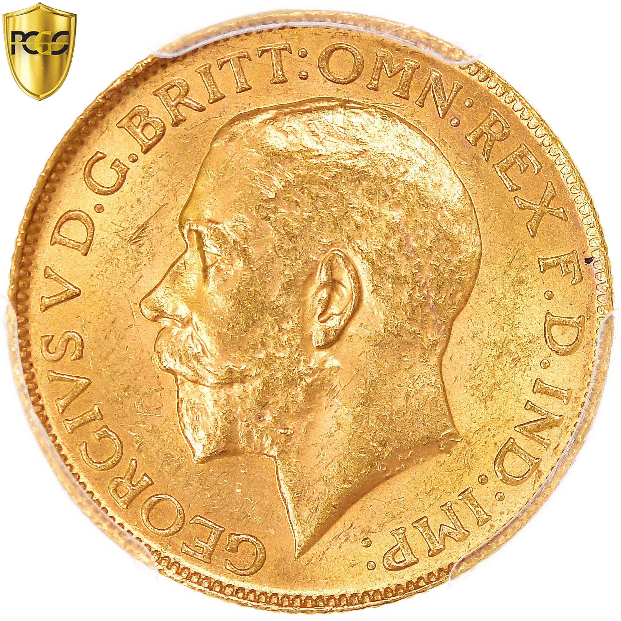 Monnaie, Canada, George V, Sovereign, 1917, Royal Canadian Mint, Ottawa, PCGS
