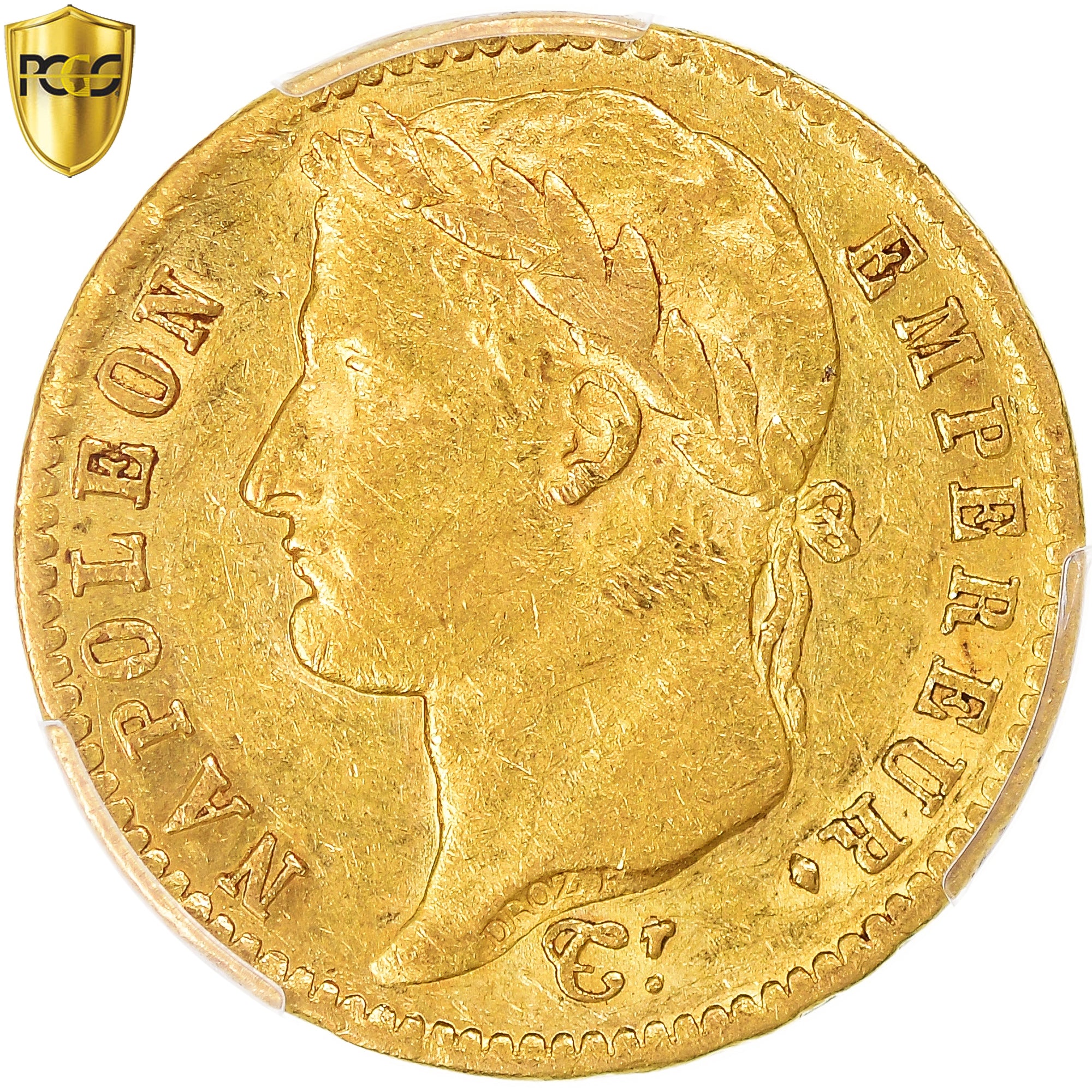Moeda, França, Napoleon I, 20 Francs, 1812, Paris, PCGS, AU55, AU(55-58)