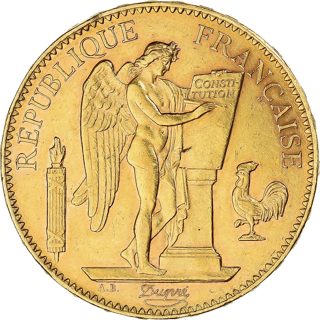 Coin, France, Génie, 100 Francs, 1903, Paris, AU(55-58), Gold, KM:832, Le