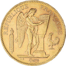 Moneda, Francia, Génie, 100 Francs, 1905, Paris, MBC+, Oro, KM:832, Le