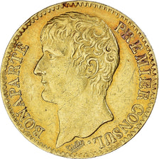 Coin, France, Napoleon I, 40 Francs, An XI, Paris, AU(50-53), Gold, KM:652