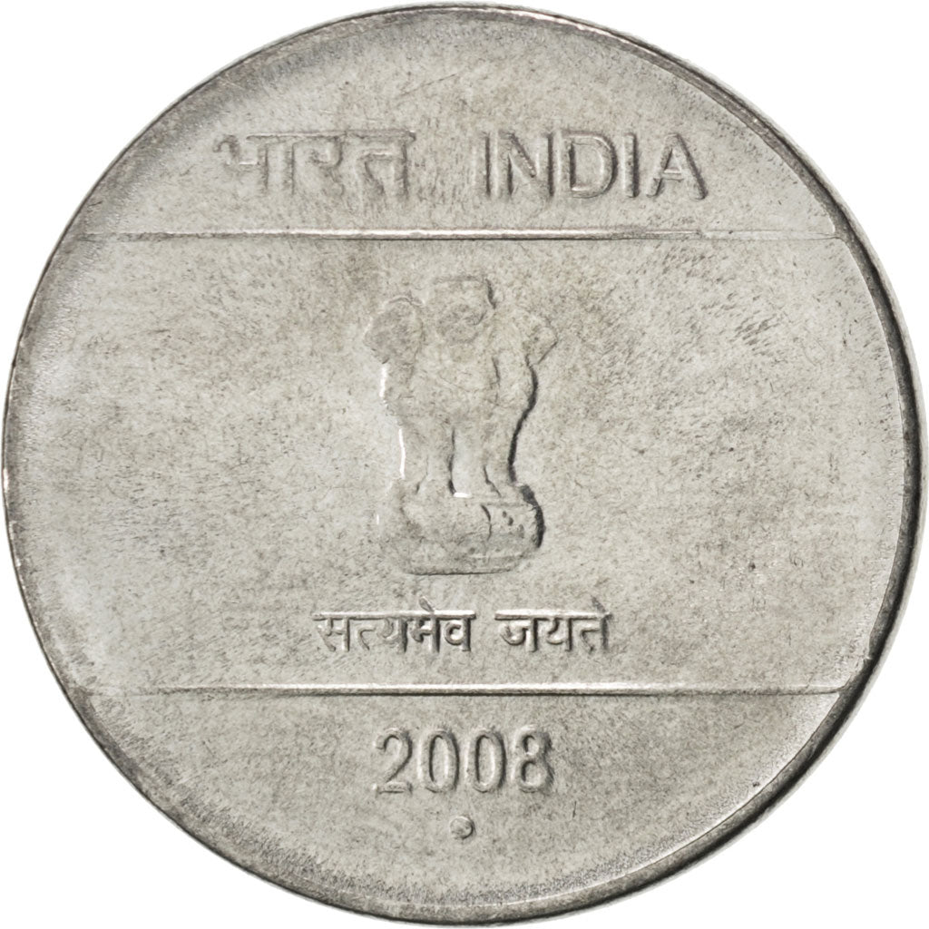 Monnaie, INDIA-REPUBLIC, 50 Paise, 2008, SPL, Stainless Steel, KM:374
