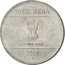 Monnaie, INDIA-REPUBLIC, 50 Paise, 2008, SPL, Stainless Steel, KM:374