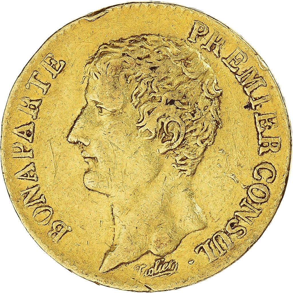 Munten, Frankrijk, Napoleon I, 20 Francs, An 12, Paris, ZF, Goud, KM:651, Le