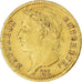 Moneda, Francia, Napoleon I, 20 Francs, 1808, Paris, MBC, Oro, KM:687.1