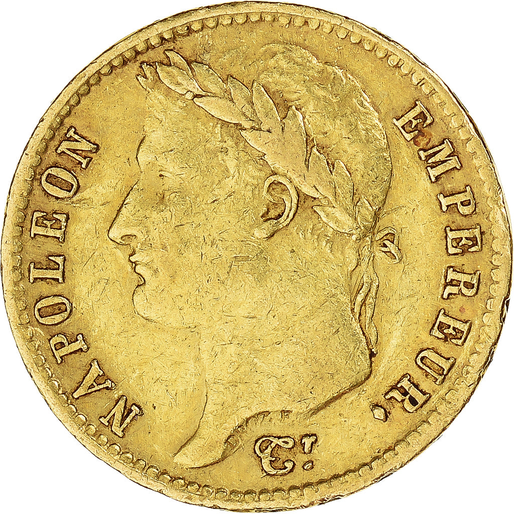 Coin, France, Napoleon I, 20 Francs, 1810, Paris, EF(40-45), Gold, KM:695.1