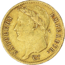 Coin, France, Napoleon I, 20 Francs, 1810, Paris, EF(40-45), Gold, KM:695.1