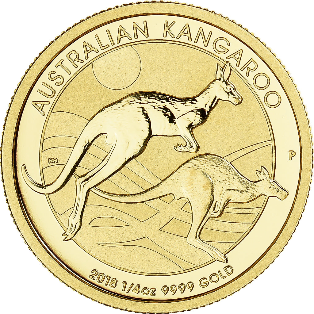 Monnaie, Australie, Elizabeth II, Kangaroo, 25 Dollars, 2018, Perth, 1/4 Once