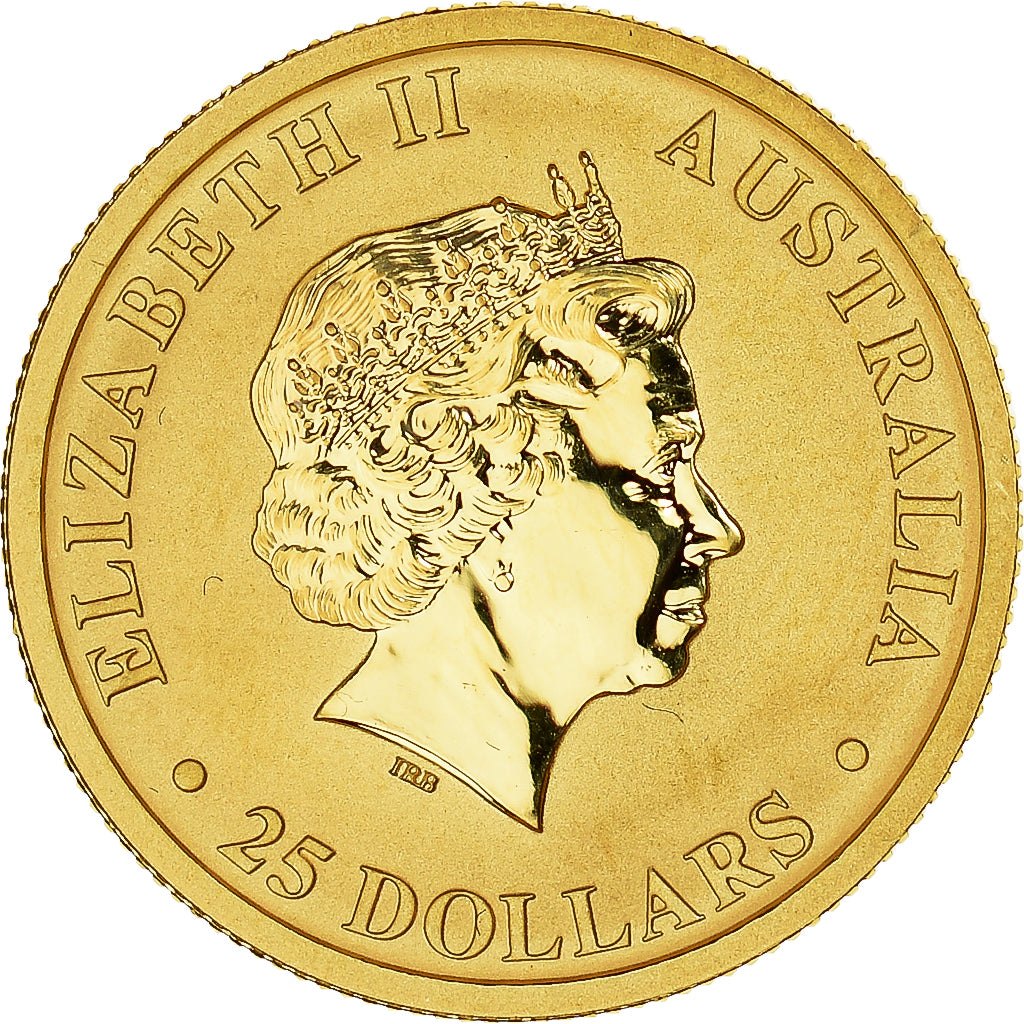 Münze, Australien, Elizabeth II, Kangaroo, 25 Dollars, 2018, Perth, 1/4 Oz