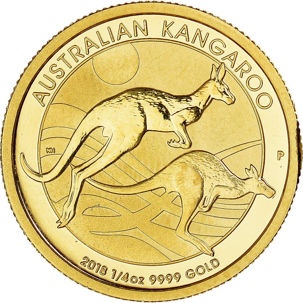Monnaie, Australie, Elizabeth II, Kangaroo, 25 Dollars, 2018, Perth, 1/4 Once