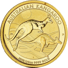 Münze, Australien, Elizabeth II, Kangaroo, 25 Dollars, 2018, Perth, 1/4 Oz