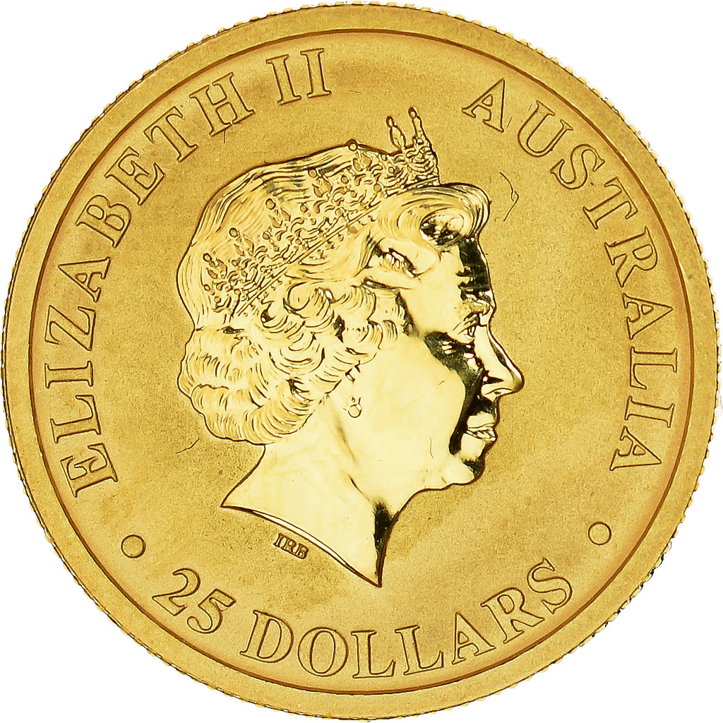 Münze, Australien, Elizabeth II, Kangaroo, 25 Dollars, 2018, Perth, 1/4 Oz