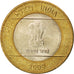 Coin, INDIA-REPUBLIC, 10 Rupees, 2009, MS(63), Bi-Metallic, KM:363