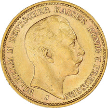 Munten, Duitse staten, PRUSSIA, Wilhelm II, 20 Mark, 1905, Hambourg, PR, Goud