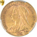 Coin, Great Britain, Victoria, 1/2 Sovereign, 1899, London, PCGS, MS61