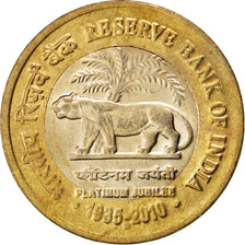 INDIA-REPUBLIC, 10 Rupees, 2010, KM #388, MS(63), Bi-Metallic, 27, 7.99
