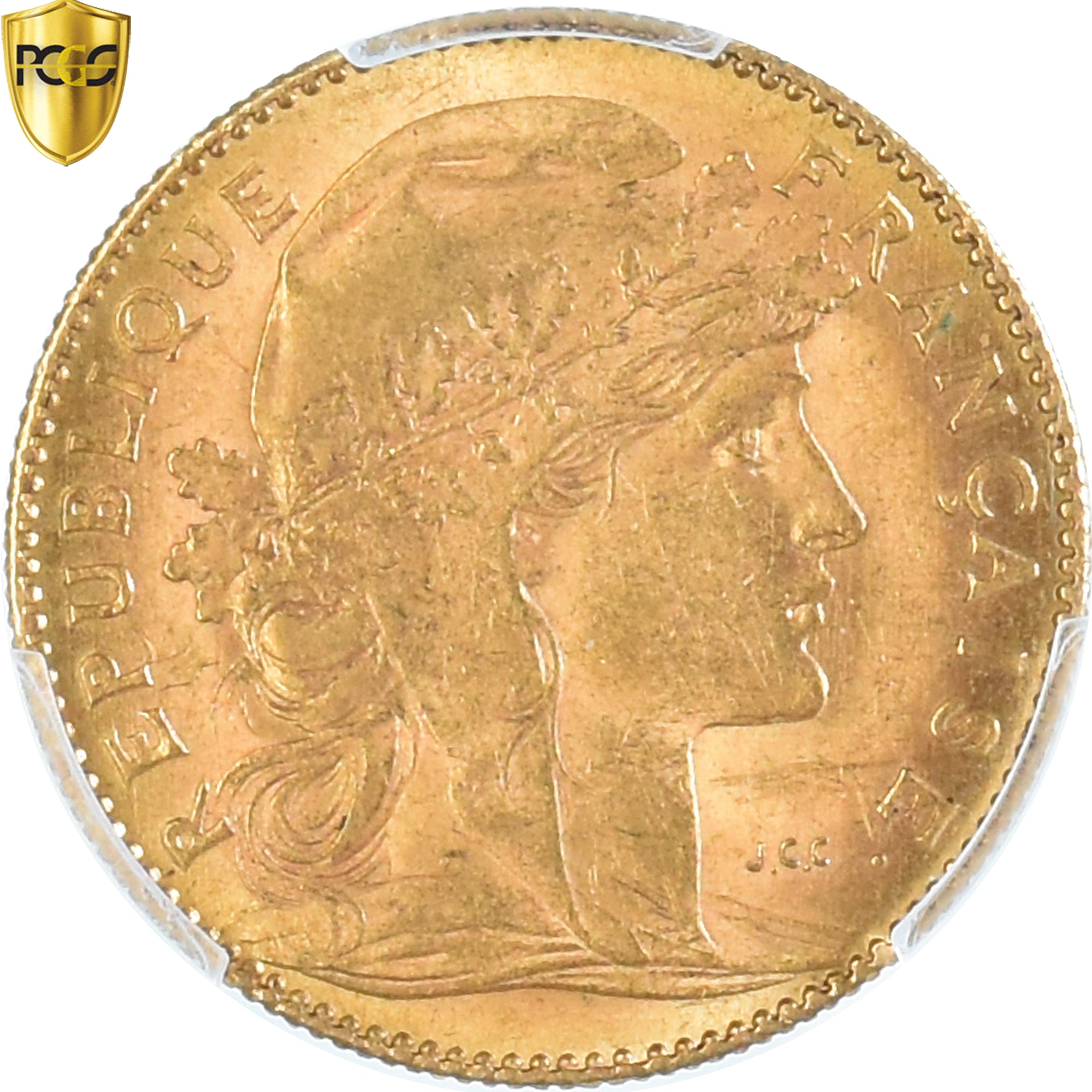Münze, Frankreich, Cérès, 10 Francs, 1899, Paris, PCGS, MS63, UNZ, Gold