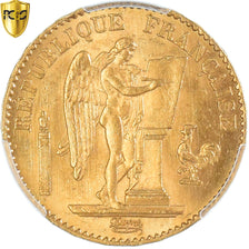 Coin, France, Génie, 20 Francs, 1875, Paris, PCGS, MS64, MS(64), Gold, KM:825