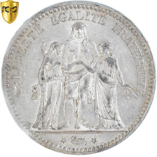 Coin, France, Hercule, 5 Francs, 1873, Paris, PCGS, MS61, MS(60-62), Silver