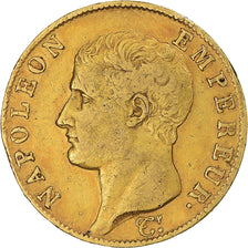 Moneda, Francia, Napoleon I, 40 Francs, AN 13, Paris, MBC, Oro, KM:664.1, Le