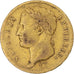 Moneda, Francia, Napoleon I, 40 Francs, 1811, Paris, BC+, Oro, KM:696.1, Le