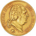 Coin, France, Louis XVIII, 40 Francs, 1818, Lille, AU(50-53), Gold, KM:713.6, Le